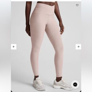 High-Waist Chai Color V Front Cross Front Leggings Beyond Yoga Medium